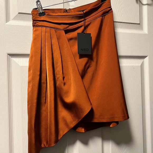 NBD by Revolve wrap silky skirt - Picture 7 of 7